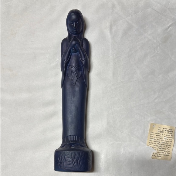 Frankoma Blue Sculptural Art Piece
